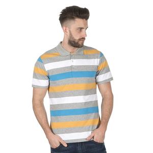 Camiseta de lana de poliéster/algodón de manga corta para hombre 220 GSM cómoda transpirable diseño personalizado Logo de moda de talla grande - Product Image 3