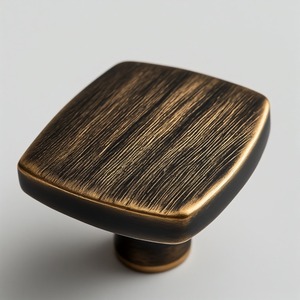 Bouton de porte élégant noir de forme inégale avec finition de style antique Artisan conçu pour les intérieurs décoratifs - Product Image 3