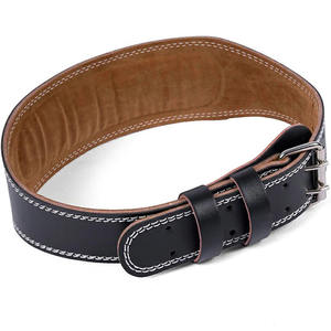 GAF Ceinture d'haltérophilie en cuir avec logo personnalisé Ceinture d'haltérophilie pour entraînement de musculation - Product Image 3