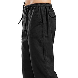 กางเกงคาร์โก้ขายาวผ้าคอตตอนมีหลายกระเป๋าสำหรับผู้ชายกางเกงแฟชั่นทรงดินสอไซส์ใหญ่พิเศษโลโก้ - Product Image 5