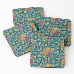 American European Design Standard Sublimation Eco-friendly Acacia & Mango Wood <b>Square</b> Round Custom Shape Coaster <b>Placemats</b> - Product Image 5