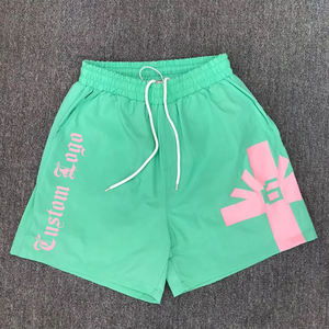 Short d'été en polyester imprimé par sublimation Short unisexe en maille Short de basket-ball personnalisé pour hommes - Product Image 3
