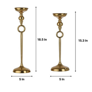 Minimalist Matte <b>Gold</b> <b>Candle</b> <b>Holder</b> Vintage-Inspired <b>Candle</b> <b>Holder</b> for Festive Occasions and Home Decors - Product Image 3