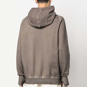 Nouvelle conception, best-seller, sweats à capuche pour hommes en denim délavé, faible MOQ, vente en gros, prix bas, sweats à capuche pour hommes en denim délavé pour la vente en ligne - Product Image 3