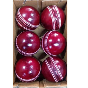 Bolas de cuero superior Nueva llegada Diseño personalizado Bolas duras de cricket ligeras/Bolas duras de cricket profesionales altas para practicar - Product Image 4