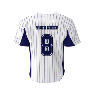 Jersey de béisbol de poliéster 100% de alta calidad, camisetas de equipo personalizadas con estampado de costura lisa, conjunto transpirable para equipos deportivos - Product Image 2