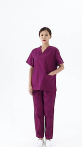 Traje médico transpirable de alta calidad, uniforme médico de bajo precio, uniforme de enfermera para hombres, recién llegados, conjuntos de fregado - Product Image 4