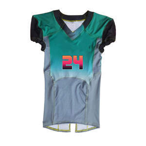 2025 vente en gros de maillots de Football américain pour hommes pas cher Sublimation toutes les équipes de Football ensembles uniformes avec manches courtes - Product Image 5