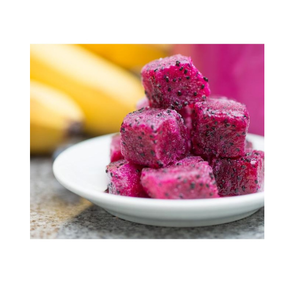 Fruta de dragón congelada preparada para exportación con sabor completo y color atractivo lista para usar en batidos jugos o postres - Product Image 1