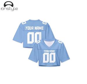 Maillots de football pour femmes, tissu léger et respirant sublimé, maillots de sport à séchage rapide pour les tournois de jeux d'entraînement - Product Image 2