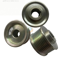 Suku Cadang Mesin OEM ZCEC ISB6.7 QSB6.7 Pulley Generator 3965147 3925852 Pulley Generator, Pulley Sabuk Alternator, Sheave Alternator