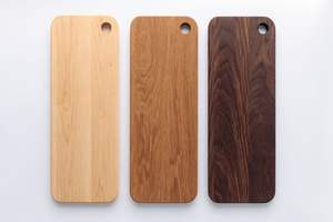 Pagaie de service en bois de qualité supérieure Planche à fromage durable Planche à découper Planche à découper en bois d'acacia avec poignée - Product Image 2