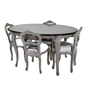 สวนสไตล์วินเทจคลาสสิกชุดห้องอาหารทำจากไม้มะฮอกกานี7118เป็นมิตรกับสิ่งแวดล้อมสำหรับโรงแรมและร้านอาหาร - Product Image 1