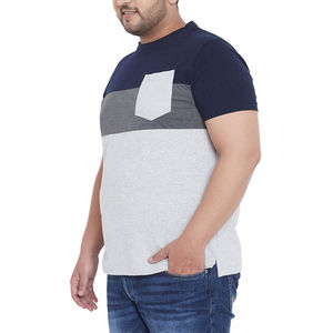 T-shirt personnalisé à la mode surdimensionné pour hommes 100% coton épais avec logo vierge imprimé grande taille Design à la mode pour hommes - Product Image 2