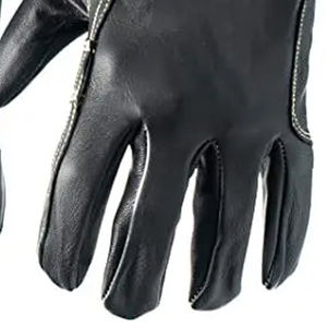 Gants de soudage-Gants de soudage en cuir de chèvre noir de qualité supérieure/Nouveau dernier design 2025 Gants de soudage - Product Image 2