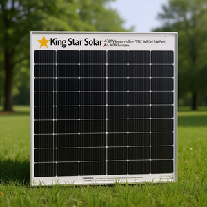 Panneau solaire monocristallin PERC demi-cellule King Star Solar 490W, qualité A, 460W pour la maison - Product Image 3