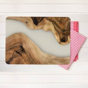 Planche à découper en bois d'acacia épaisse avec jus goutte à goutte rainure planche à découper en bois bloc de coupe de cuisine - Product Image 2