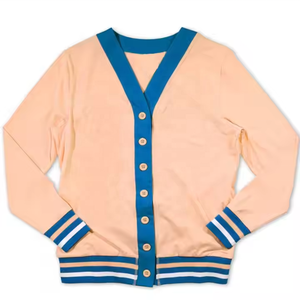 Pull cardigan tricoté à manches longues College University - Product Image 1