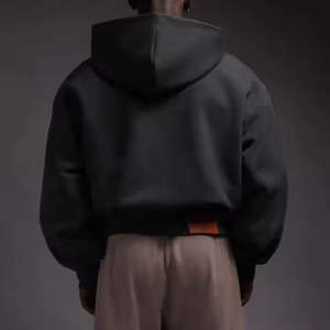 Haute qualité personnalisé blanc français éponge sweat à capuche pour hommes Streetwear surdimensionné goutte épaule sweats à capuche pour l'usine - Product Image 5