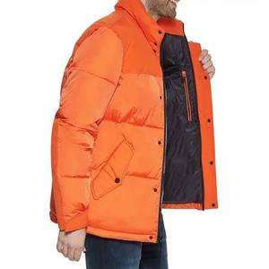 Chaqueta acolchada impermeable de invierno ligera a prueba de viento para hombre con logotipo personalizado chaquetas de hombre con Cremallera de nailon y poliéster de color personalizado 2025 - Product Image 2