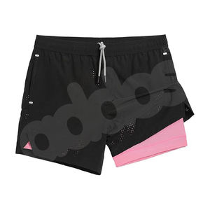 Short de course pour homme à séchage rapide Short noir à double couche pour homme Nouveau pantalon court de musculation d'entraînement sportif pour homme - Product Image 6