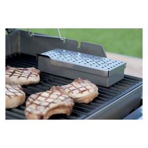 Accesorios para Barbacoa Weber, Ahumador Universal de Acero Inoxidable en Cromo, 24.6x11.9x5.1cm - Product Image 4