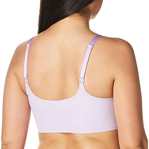 Soutien-gorge de sport pour femmes, haute tenue, antibactérien, grande taille, réversible, respirant, écologique, bretelles réglables, dentelle, service OEM - Product Image 4