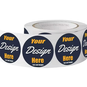 Etiqueta Adhesiva Impermeable al por Mayor, de 1 Pulgada, con Cara Sonriente Amarilla, 500 Unidades/Rollo, para Decoración de Cajas y Bolsas de Regalo - Product Image 6