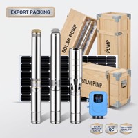 Pompe à eau solaire pour puits profond AC/DC 24v 48v 72v 110v pour puits profond et irrigation
