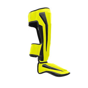 Espinillera unisex para Thai & Kick Boxing Equipo de entrenamiento con logotipo personalizado con material de neopreno que proporciona calentadores de piernas y protección - Product Image 3