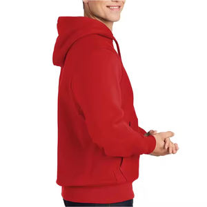 Sweat à capuche en molleton français à la mode, surdimensionné, personnalisé, sweat à capuche de luxe pour hommes, streetwear, sweat à capuche uni - Product Image 3