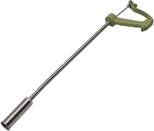 Pistola de bolas Pistola de bolo de ganado o aplicador de bolas Mango de agarre recubierto de color curvo Los instrumentos veterinarios están disponibles - Product Image 4