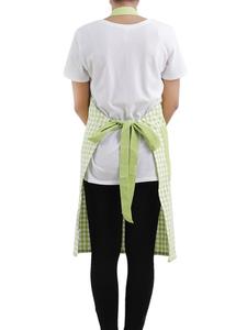 100% Cotton Yarn-Dyed Bib <b>Apron</b> Grey Waist Bib Food Cooking Salon Barber Garden BBQ PE LDPE PU <b>PVC</b> Denim Fabric Polyester - Product Image 5