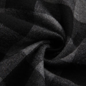 Manches longues poids lourd décontracté Cool 100% coton homme veste flanelle chemise à carreaux - Product Image 6