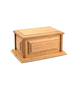 Urna de madera Urnas profesionales de bambú para cenizas humanas Entierro de adultos-Urnas de cremación (bambú) - Product Image 5