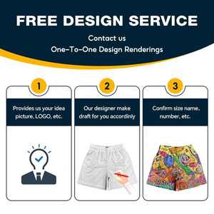 Pantalones cortos de chándal de cintura media para hombre de alta calidad, OEM, malla con logotipo personalizado transpirable con patrón ilustrado creativo, estilo informal - Product Image 6