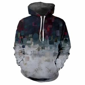 Sweats à capuche pour hommes Sweat à capuche pour hommes à la mode Motifs imprimés en tartan Impression numérique Casual Manches longues Capuche Tissu épais Tops - Product Image 1