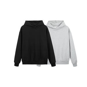 เสื้อสเวตเตอร์พิมพ์ลายแฟชั่นสำหรับผู้ชายเสื้อมีฮู้ดผ้าคอตตอนขนาดใหญ่พิเศษใส่ได้ทั้งชายและหญิงลายเรียบๆว่างเปล่ามีฮู้ดผ้าเฟรนช์เทอร์รี่ออกแบบโลโก้ได้ตามต้องการ - Product Image 5