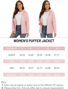 Abrigos de invierno de color personalizado para mujer, chaqueta acolchada, chaquetas de burbujas de manga larga para mujer, chaquetas transpirables de nailon y poliéster impermeables - Product Image 5