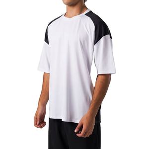 Camiseta de Hombre de Corte Regular con Hombros Caídos, Nueva Colección, Personalizable, para Entrenamiento, Tallas Grandes, Lisa, Transpirable, 100% Algodón - Product Image 2