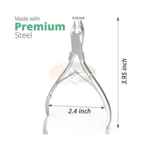 <b>Professional</b> 7 in 1 Stainless Steel <b>Nail</b> Cuticle Trimmer Nippers with Sharp Blades Box Packaging for Accurate <b>Nail</b> Care Grooming - Product Image 3