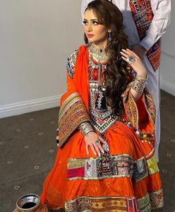 Vêtements traditionnels faits à la main robe afghane haute qualité meilleur matériel afghan Vintage femmes robes 0614 - Product Image 6