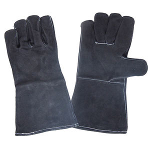 Guantes de trabajo de seguridad de soldadura de alta calidad Guantes de seguridad resistentes de cuero de vaca protectores de Palma fabricados en Pakistán CE - Product Image 6