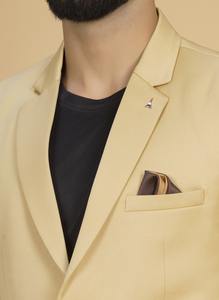 Traje Clásico para Hombre Color Camel Oscuro, Suministro Directo de Fábrica, para Eventos de Trabajo y Ceremonias, con Tallas Personalizadas Disponibles a Precio de Fábrica - Product Image 3