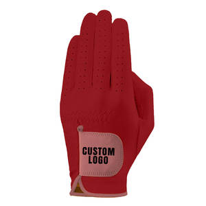 Acheter Personnaliser le Logo Couleur Bas quantité minimale de commande Prix Usine de Haute Qualité Logo Personnalisé/Taille Cabretta en Peau de Mouton Adulte Gants de Golf pour Homme - Product Image 1