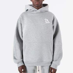 Sweat à capuche personnalisé à épaules tombantes pour homme, coupe oversize, streetwear décontracté, pull à manches longues, vêtement tendance - Product Image 2