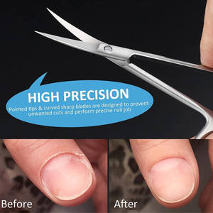 Ciseaux à ongles à cuticules de tout nouveau forme droite en acier inoxydable prix compétitif meilleur fournisseur - Product Image 6