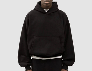 Sudadera con capucha Unisex de algodón pesado de talla grande, ropa de calle, invierno, informal, logotipo personalizado, Polar, transpirable, 100% algodón, para hombre - Product Image 5