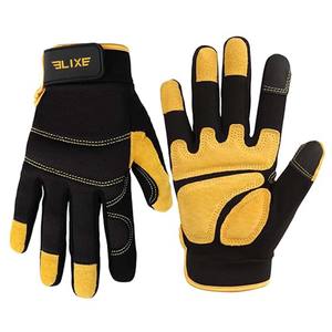Best Selling Hi-Impact <b>Sports</b> <b>Gloves</b> Vibration-Resistant TPR with Synthetic Back for Mechanics High Quality Palm Protection - Product Image 2