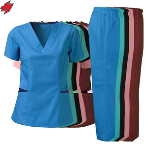 Traje de Enfermería de Venta caliente de fábrica Enfermera Doctors Medical Scrubs Dress Enfermera Hospital Uniformes Bata de laboratorio - Product Image 5